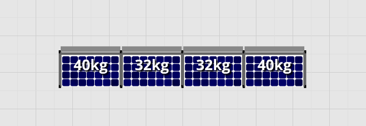 Esdec Flatfix Fusion - Zuid opstelling set - 1 rij van 4 panelen - Solarkopen