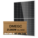 36x DMEGC 585Wp - Glas/Glas - Zilver/Wit - Zonnepaneel - Solarkopen.nl